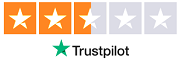 Trustpilot 2,5 von 5 Sterne