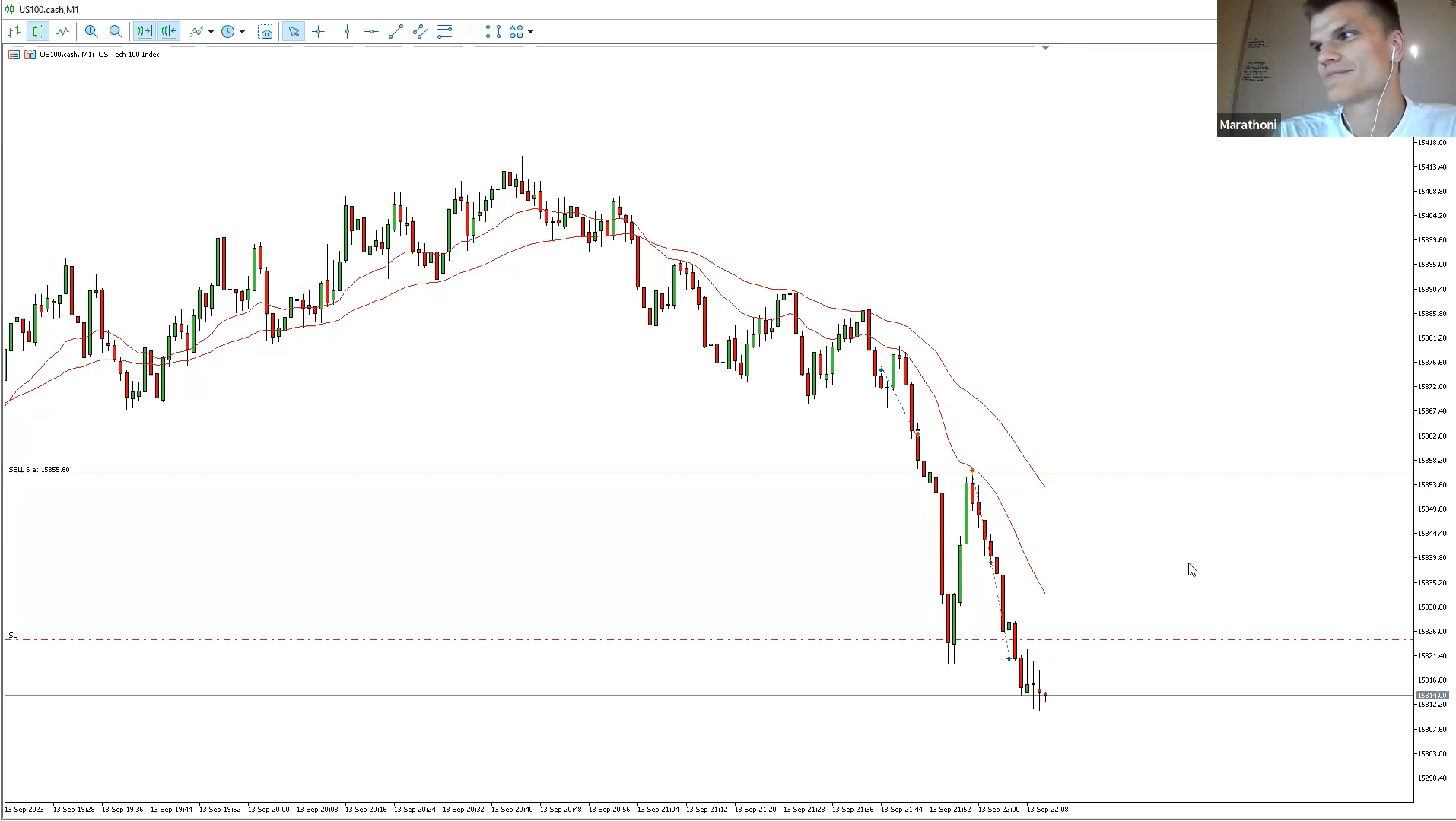 Scalping im Trading-Room Livestream bei FTMO