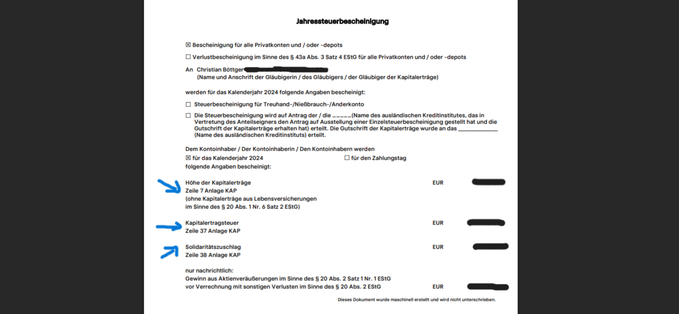 Daytrading Steuern bei Trade Republic