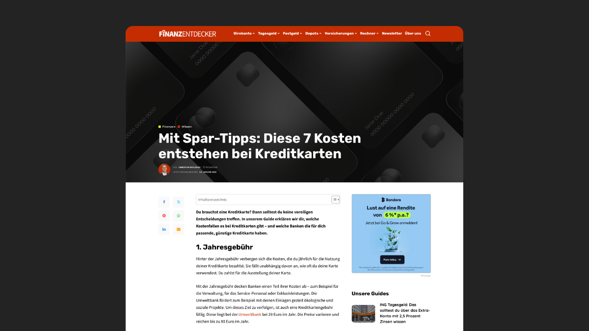 FINANZENTDECKER Testbericht Erfahrungen