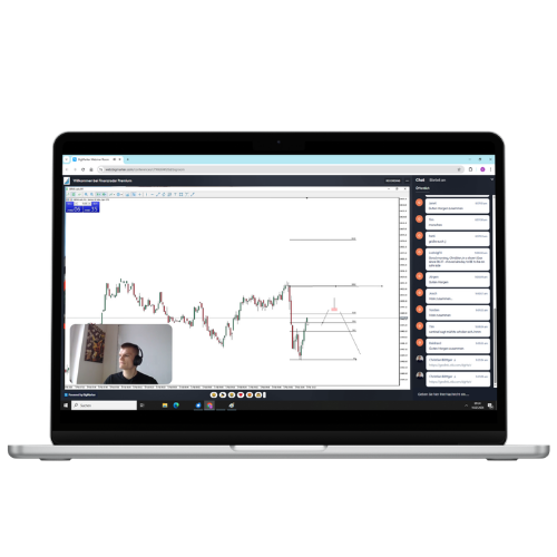 Finanzradar Live Trading PC Mockup